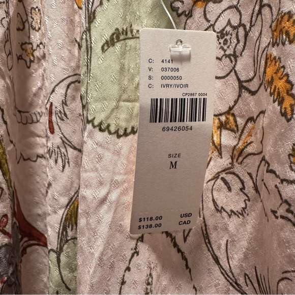 Anthropologie Dainty Mini Dress (Looks like a Night Gown) Adj Straps Open Back - Picture 4 of 16